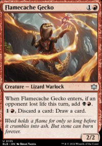 Flamecache Gecko - Bloomburrow