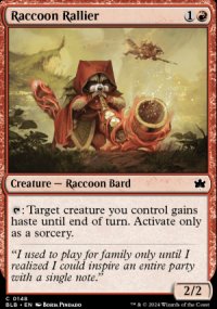 Raccoon Rallier - Bloomburrow