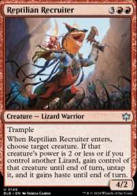 Reptilian Recruiter - Bloomburrow