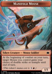 Manifold Mouse Token - Bloomburrow