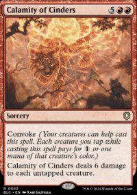 Calamity of Cinders - Bloomburrow Commander Decks