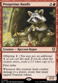 Prosperous Bandit - Bloomburrow Commander Decks