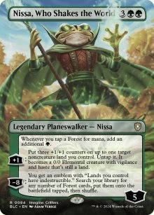 Nissa, Who Shakes the World 1 - Bloomburrow Commander Decks