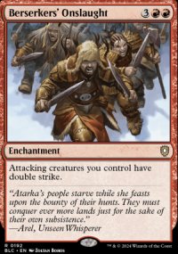 Berserkers' Onslaught - Bloomburrow Commander Decks