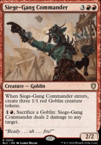 Siege-Gang Commander - Bloomburrow Commander Decks