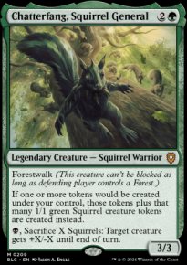 Chatterfang, Squirrel General 3 - Bloomburrow Commander Decks