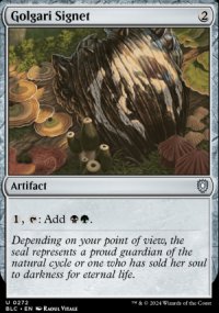 Golgari Signet - Bloomburrow Commander Decks