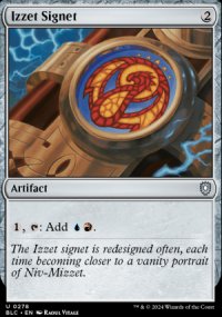 Izzet Signet - Bloomburrow Commander Decks