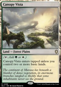 Canopy Vista - Bloomburrow Commander Decks