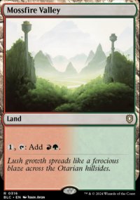 Mossfire Valley - Bloomburrow Commander Decks