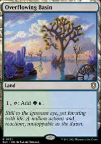 Overflowing Basin - Bloomburrow Commander Decks