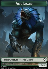 Frog Lizard - Bloomburrow Commander Decks