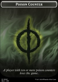 Poison counter - Bloomburrow Commander Decks