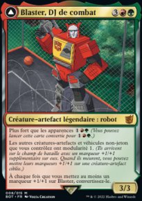 Blaster, DJ de combat<br>Blaster, booster de moral