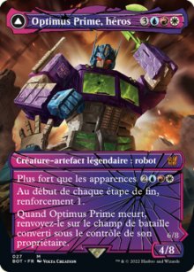 Optimus Prime, hros<br>Optimus Prime, chef des Autobots