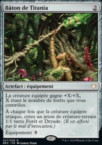 Bton de Titania - The Brothers' War Commander Decks