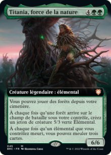 Titania, force de la nature - The Brothers' War Commander Decks