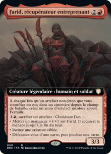 Farid, rcuprateur enteprenant - The Brothers' War Commander Decks