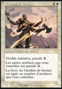 Gardien de bronze - The Brothers' War Commander Decks