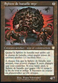 Sphre de bataille myr - The Brothers' War Commander Decks