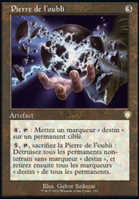 Pierre de l'oubli - The Brothers' War Commander Decks