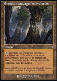 tendues sauvages en volution - The Brothers' War Commander Decks