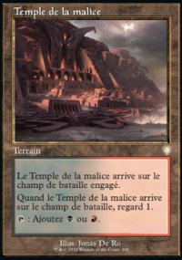 Temple de la malice - The Brothers' War Commander Decks