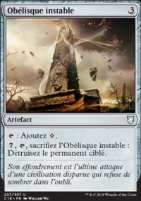 Oblisque instable - 