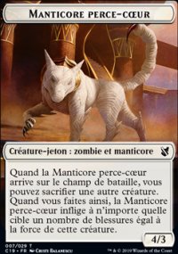 Jeton Manticore perce-cur - 