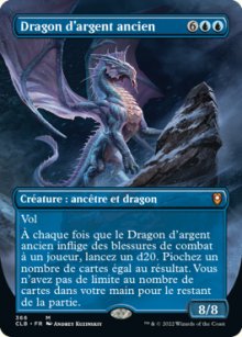 Dragon d'argent ancien - 