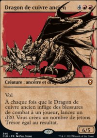 Dragon de cuivre ancien - 