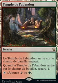 Temple de l'abandon - 