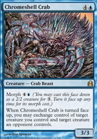 Crabe  carapace de chrome - MTG Commander