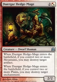 Mage des haies duergar - MTG Commander