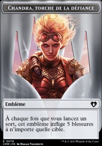 Emblme Chandra, torche de la dfiance - 