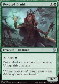 Devoted Druid - Lorwyn Eclipsed Commander Decks