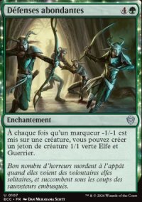 D�fenses abondantes - Lorwyn Eclipsed Commander Decks
