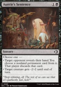 Auntie's Sentence - Lorwyn Eclipsed