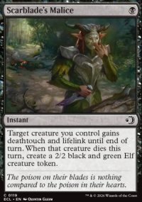 Scarblade's Malice - Lorwyn Eclipsed
