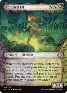 Eclipsed Elf - Lorwyn Eclipsed