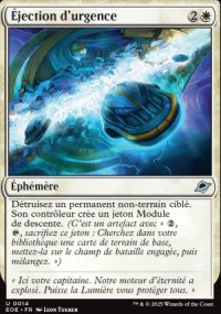 jection d'urgence - Edge of Eternities