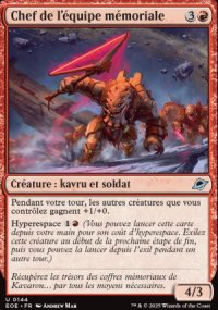 Chef de l'quipe mmoriale - Edge of Eternities