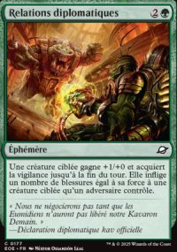 Relations diplomatiques - Edge of Eternities