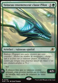 Vaisseau ensemenceur classe Pilon - Edge of Eternities