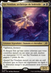 Syr Vondam, archtype de Soltoile - Edge of Eternities