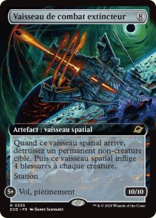 Vaisseau de combat extincteur - Edge of Eternities