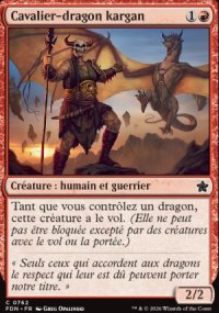 Cavalier-dragon kargan - Foundations