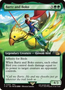 Bartz and Boko - Final Fantasy