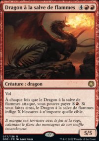 Dragon  la salve de flammes - 