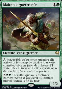 Matre de guerre elfe - 